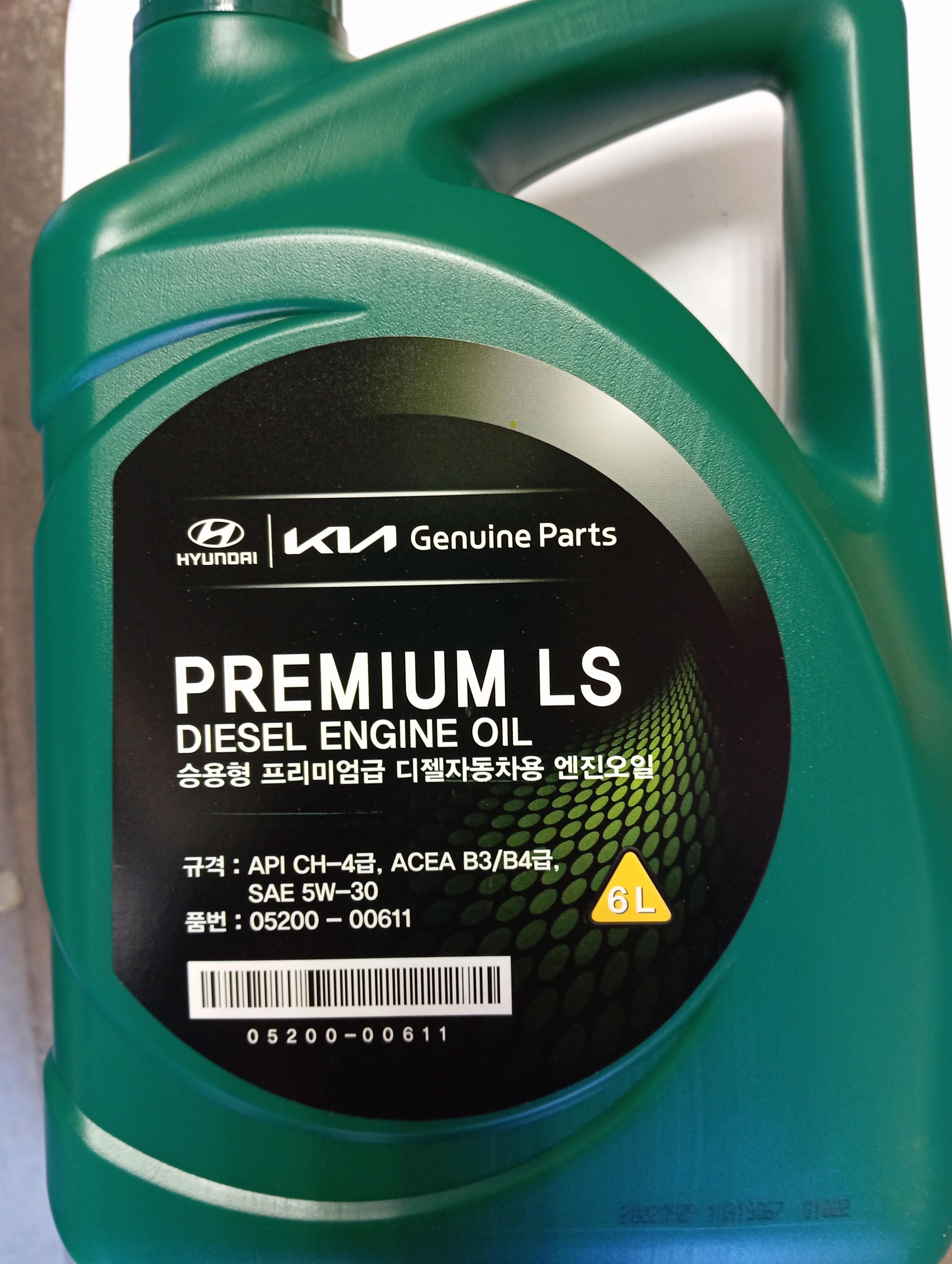 PREMIUM LS DIESEL ENGINE OIL 5W-30 6 литров